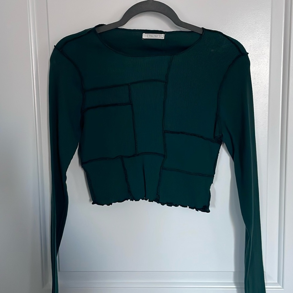 PacSun Patchwork Crop Top